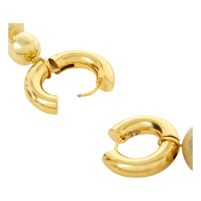 Boucles d'Oreilles Pendantes | Doré