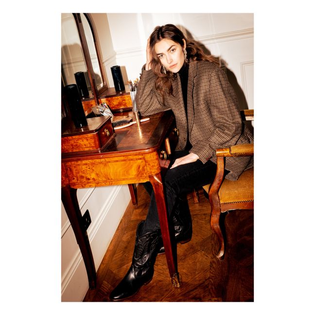 Botas de piel Midnight | Negro