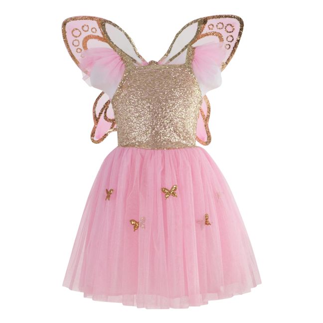 Butterfly Costume with Golden Wings 