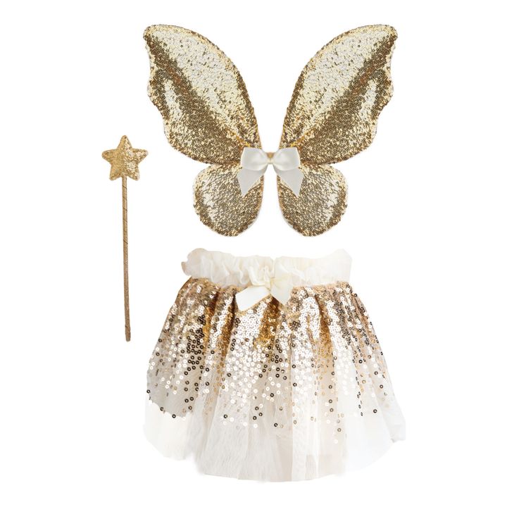 Schmetterling-Verkleidung Sequin | Gold- Produktbild Nr. 0