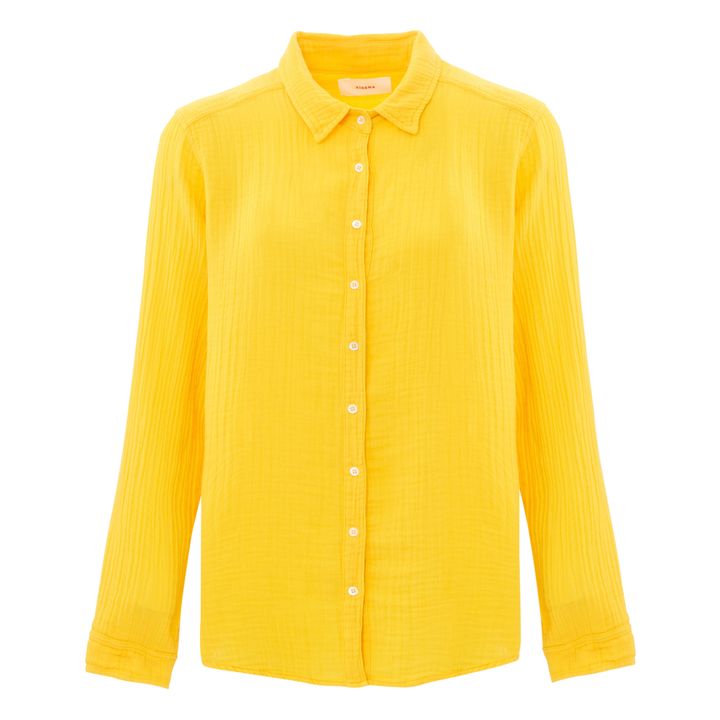 Scout Cotton Muslin Shirt Sunflower Yellow Xirena Fashion Adult