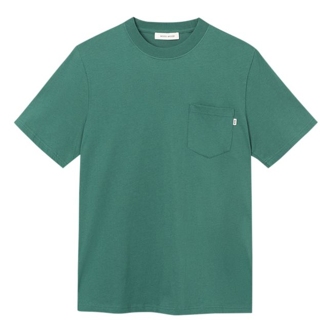T-shirt Bobby Pocket | Vert chiné