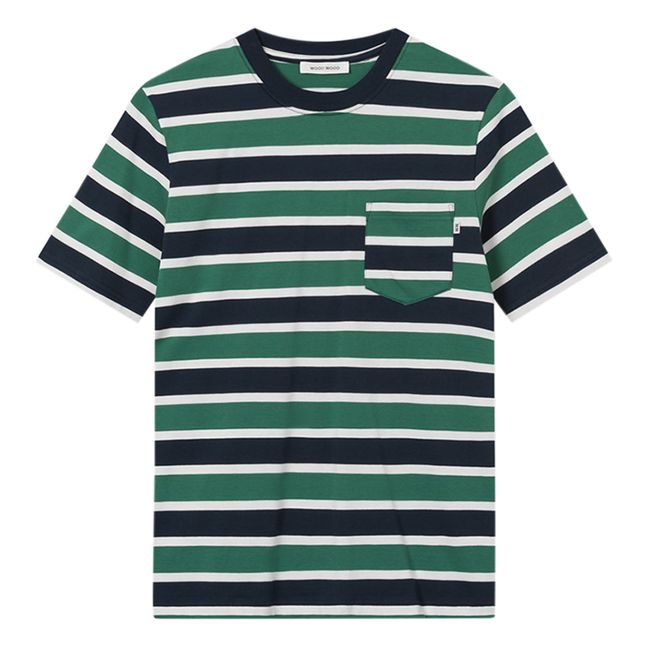 Striped T-shirt Blu marino