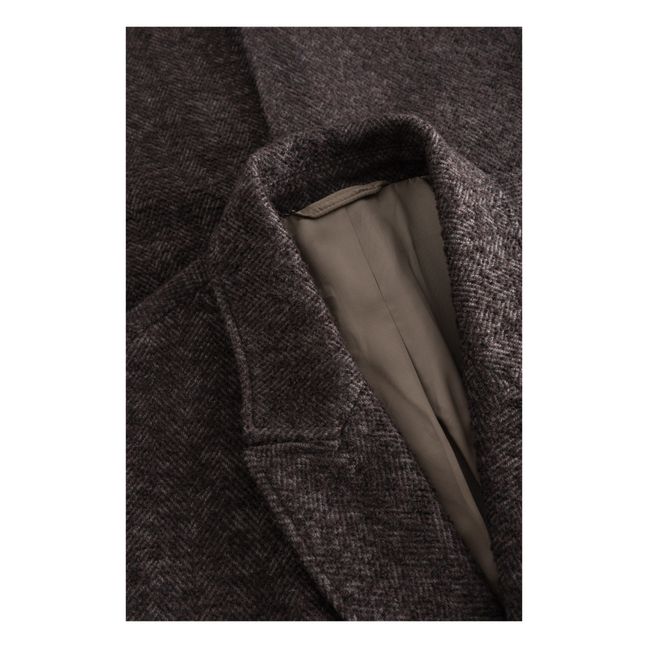 Joe Herringbone Coat | Marrón