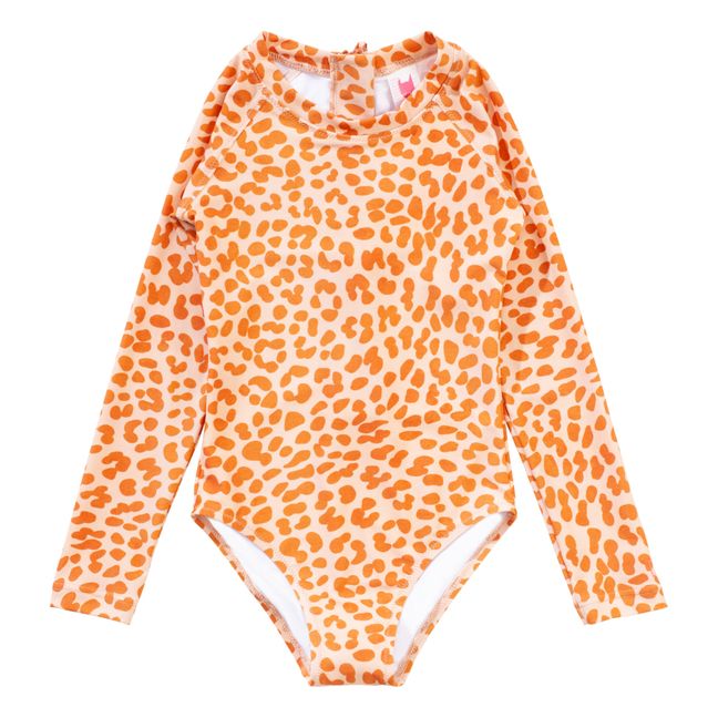 Long Sleeve Swimsuit | Coral