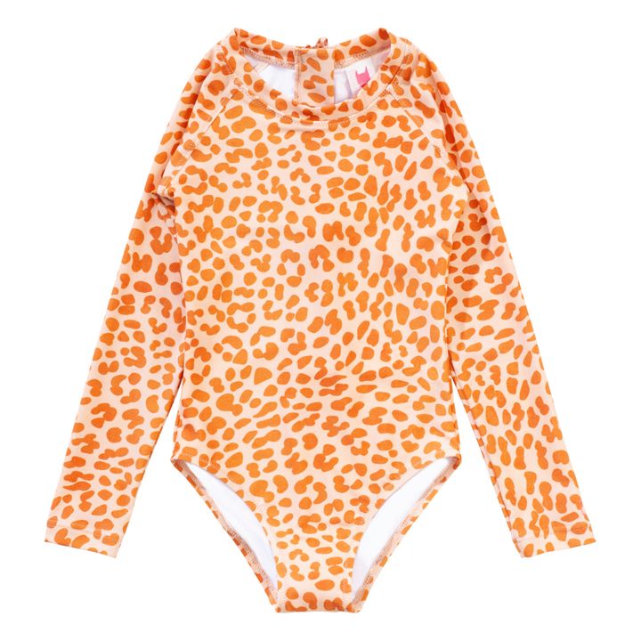 Long Sleeve Swimsuit | Coral- Product image n°0