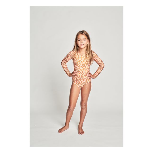 Long Sleeve Swimsuit | Coral