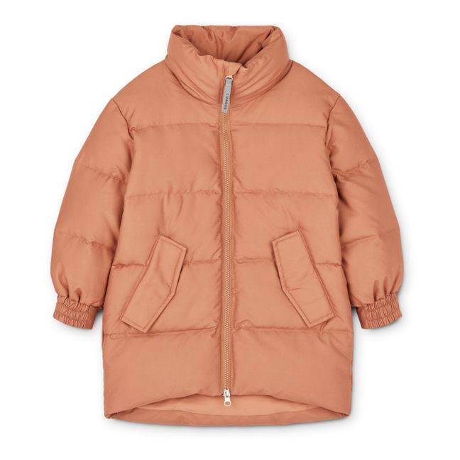 Peppe Recycled Polyester Puffer Jacket | Pink
