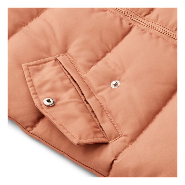 Peppe Recycled Polyester Puffer Jacket | Pink