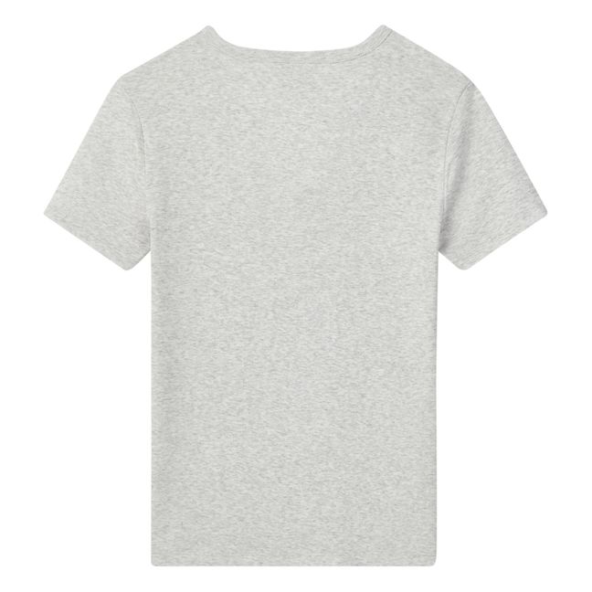 T-shirt Col Rond Coton Bio - Collection Femme  | Gris