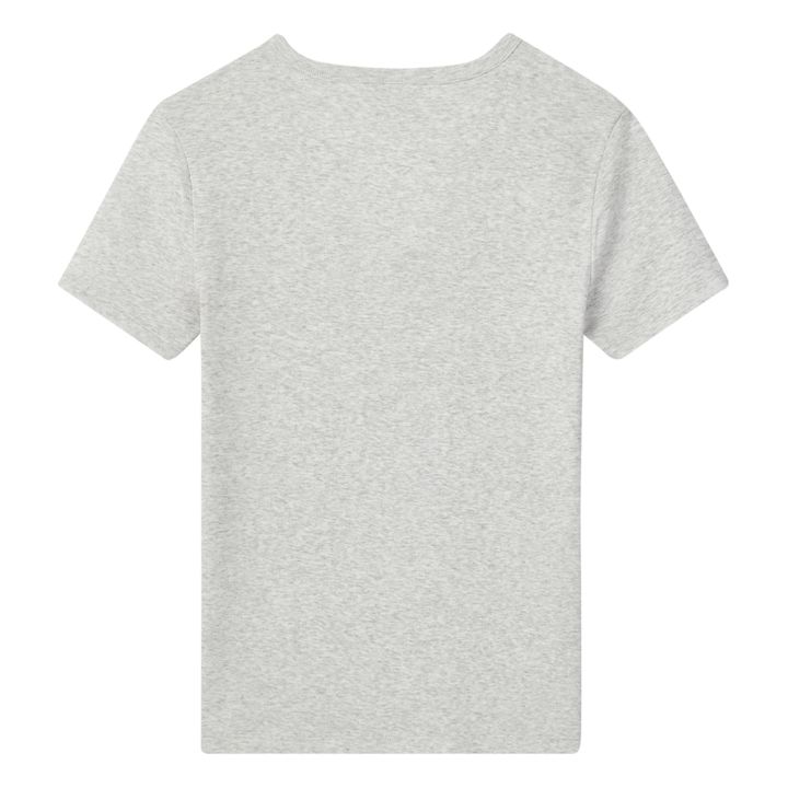 T-shirt girocollo in cotone biologico - collezione donna | Grigio- Immagine del prodotto n°2