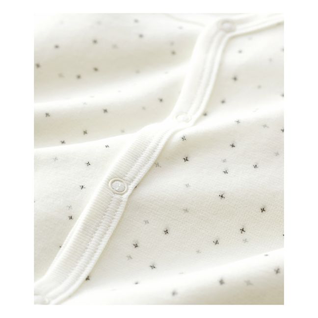 Cajordome Organic Cotton Velour Pyjamas | White