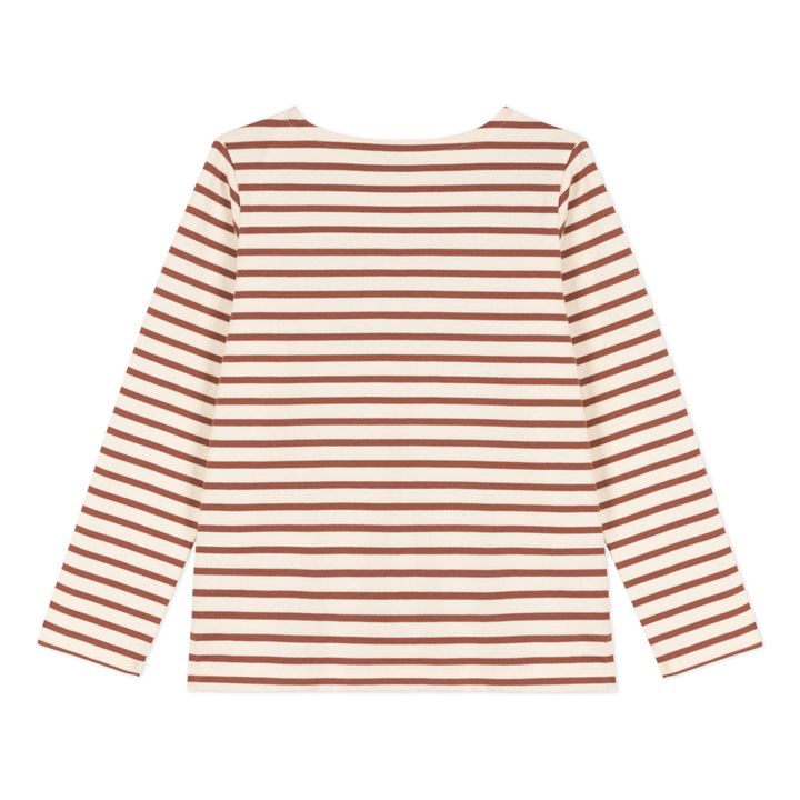 Cabris Striped Jersey T-shirt - Women’s Collection  | Beige- Imagen del producto n°2