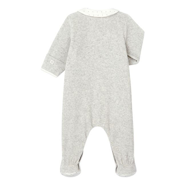 Pyjama Velours Coton Bio Calotelli Gris