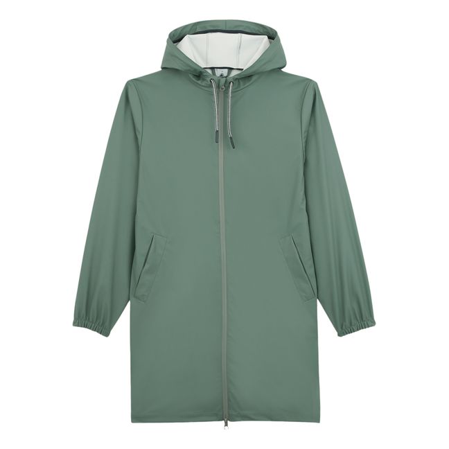 Long Hooded Raincoat - Women’s Collection  | Verde