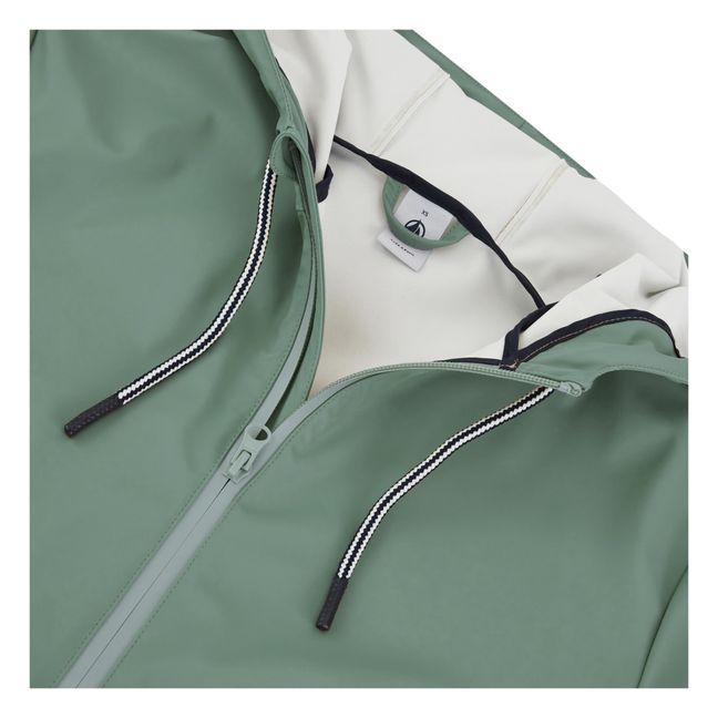 Long Hooded Raincoat - Women’s Collection  | Green