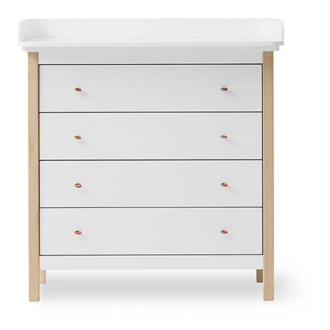 Grand plan à langer pour commode 6 tiroirs Wood – Oliver Furniture FR