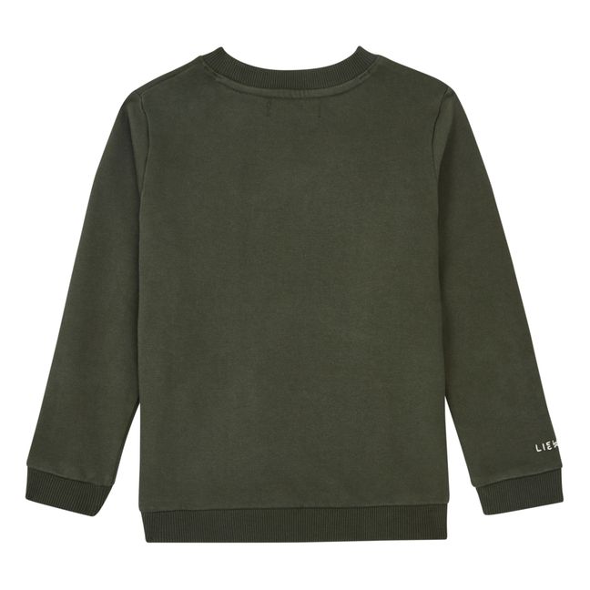Thora Organic Cotton Sweatshirt Dark green