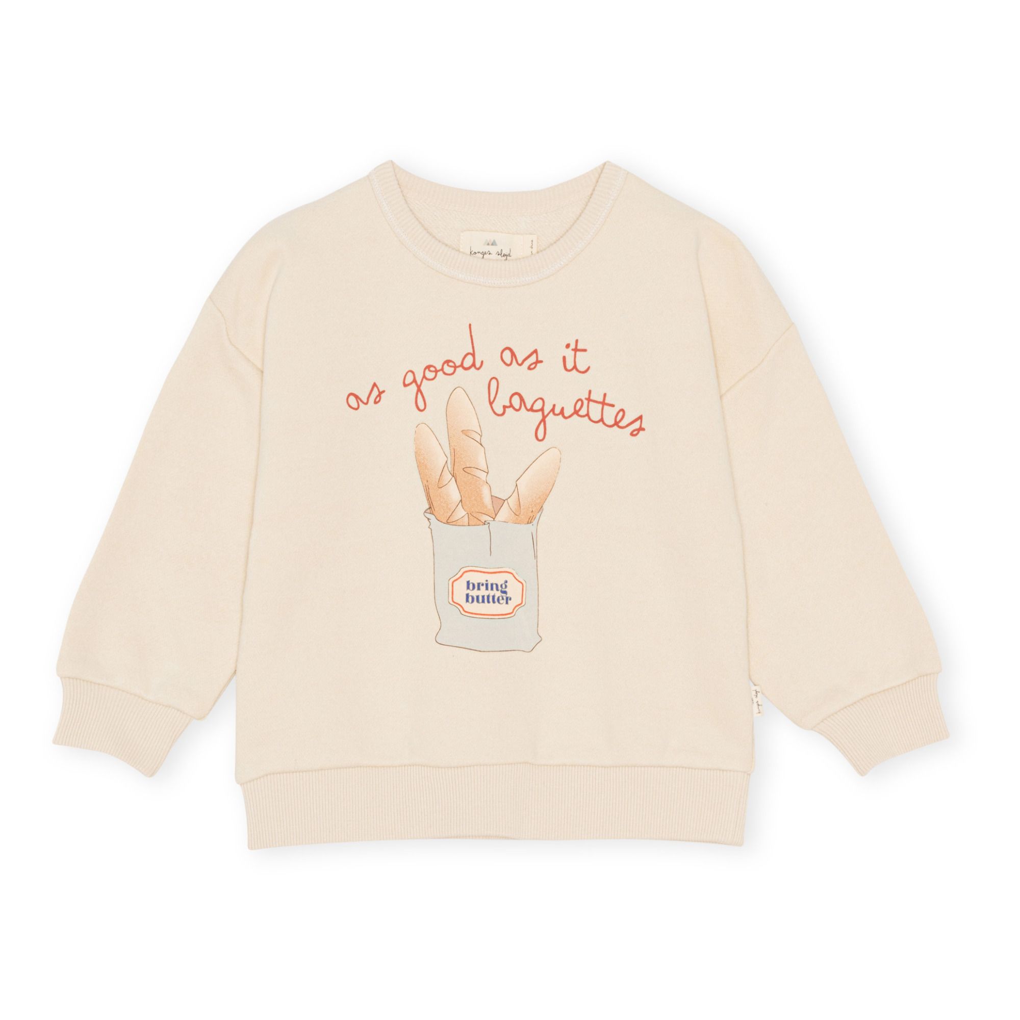 Lou Organic Cotton Sweatshirt | Crudo- Imagen del producto n°0