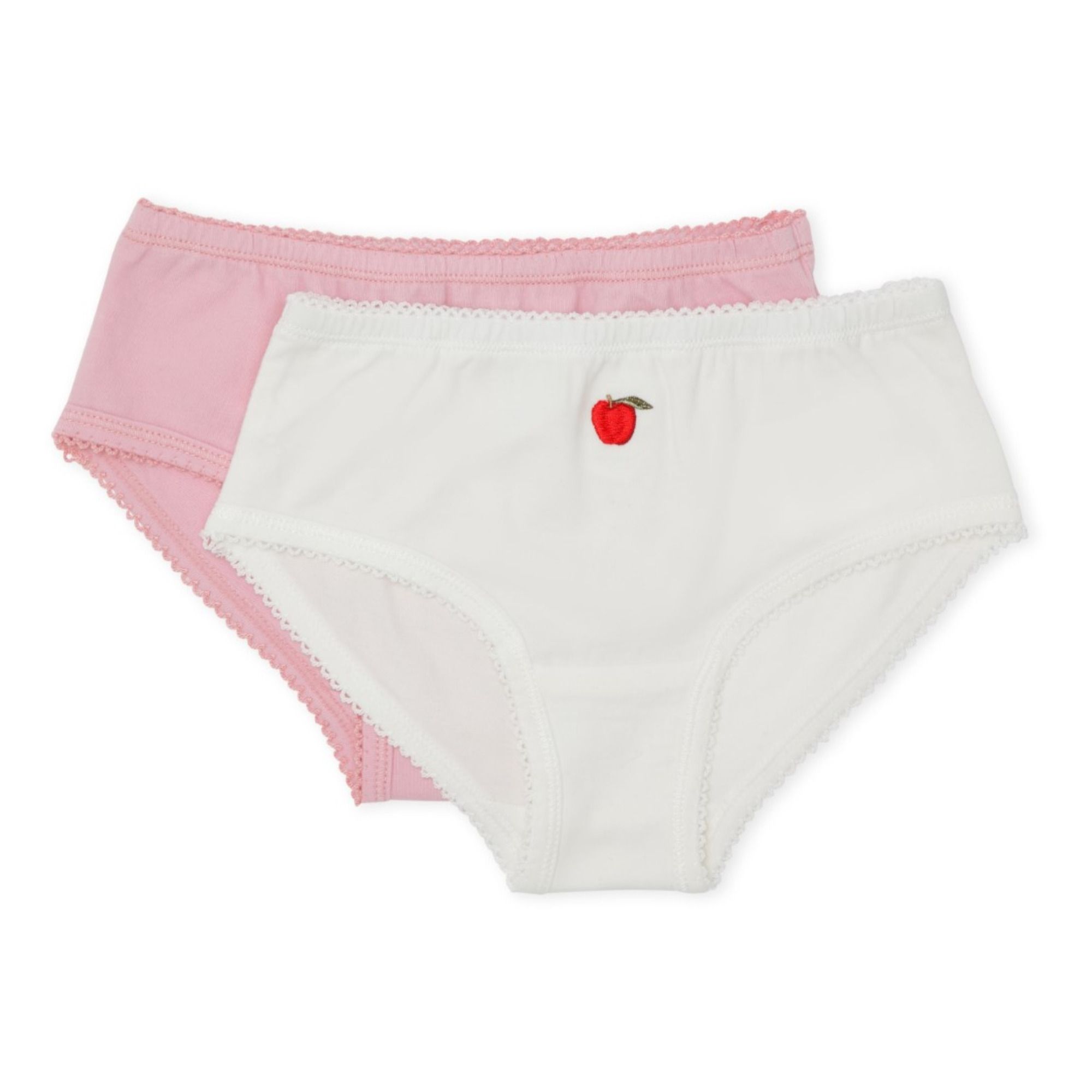 Organic Cotton Briefs - Set of 2 | Pink- Product image n°0