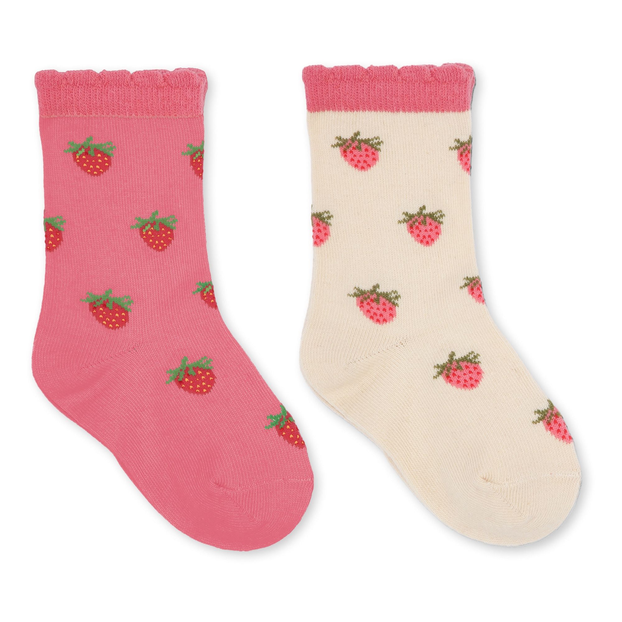 Jacquard Socks - Set of 2 | Rosa- Produktbild Nr. 0