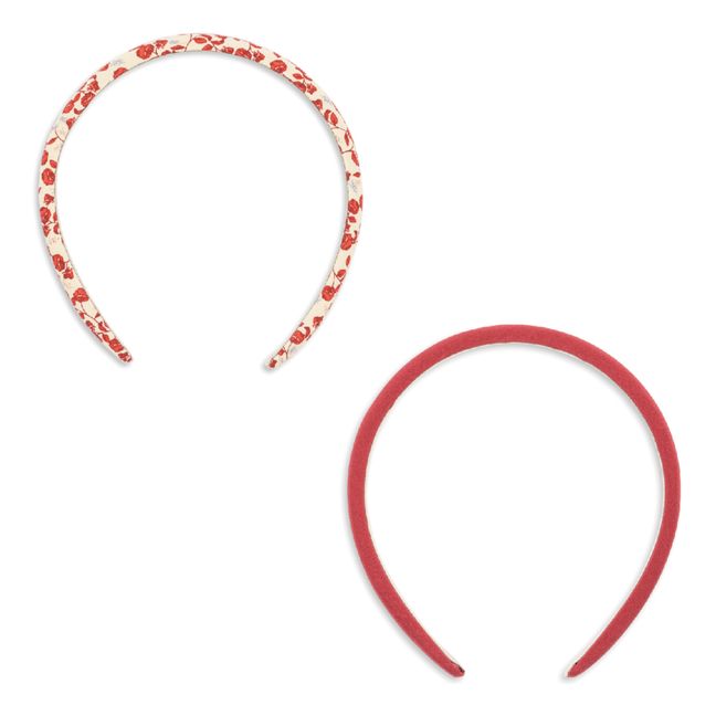 Organic Cotton Headbands - Set of 2 | Red