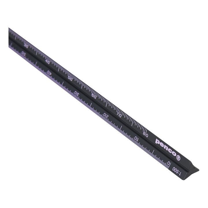 Aluminium Ruler | Black- Product image n°1