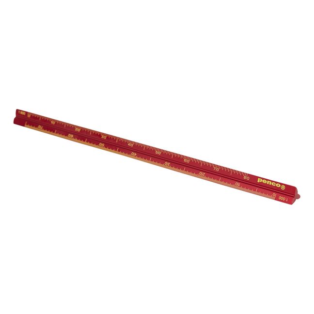 Aluminium Ruler | Red