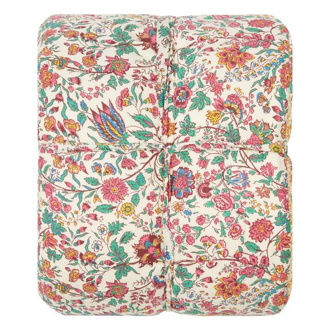 Plaid Enoha réversible en coton bio | Crème