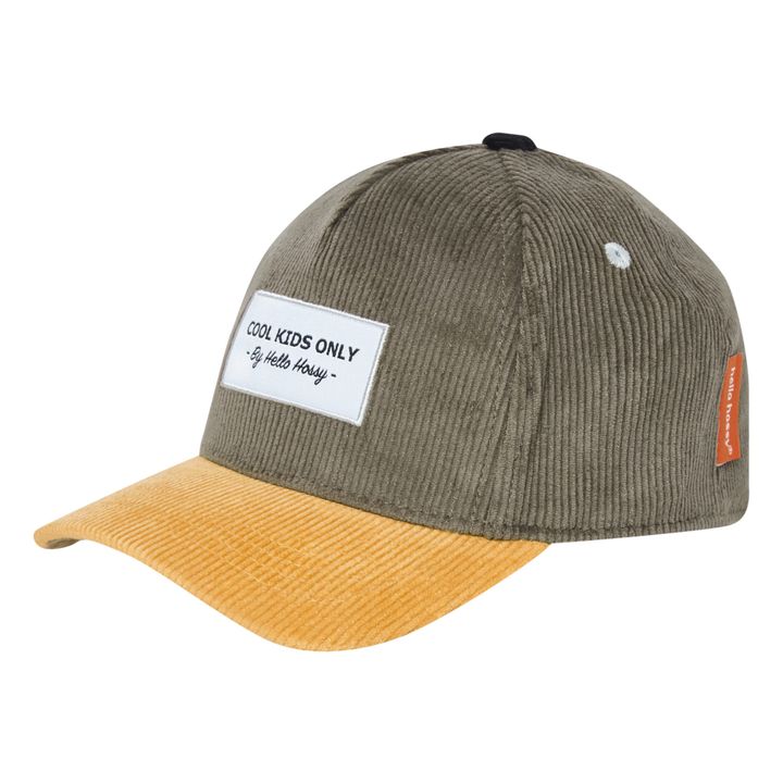 Corduroy Curved Visor Cap | Gris- Imagen del producto n°1