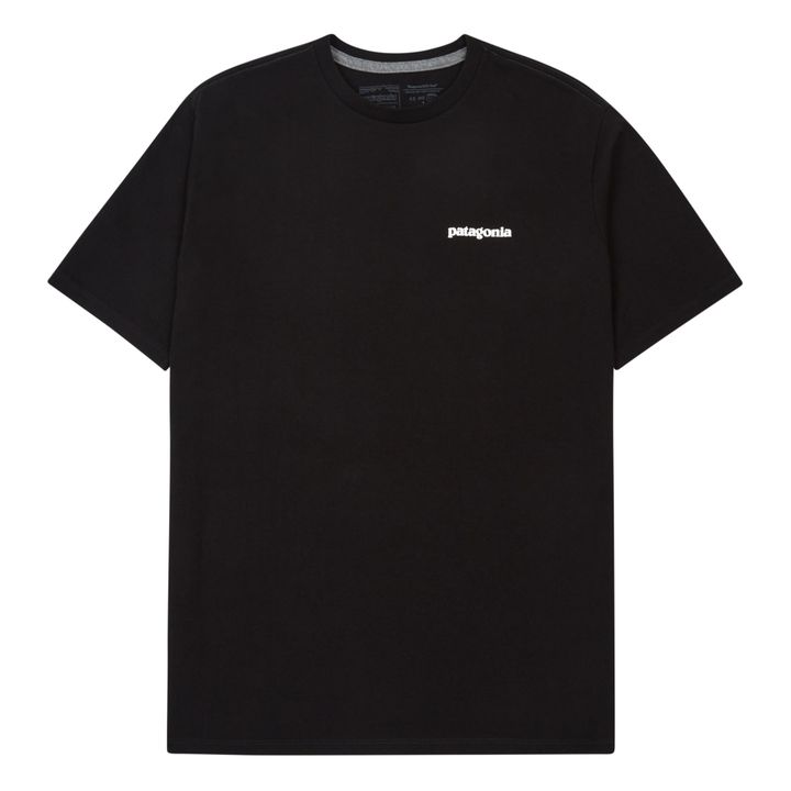 P-6 Logo Recycled Fibre T-shirt - Men’s Collection - Black- Product image n°0