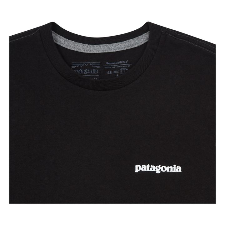 P-6 Logo Recycled Fibre T-shirt - Men’s Collection - Black- Product image n°1