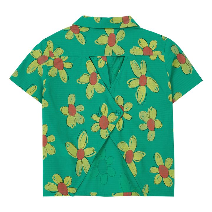 The Animals Observatory - Kangaroo Blouse - Green | Smallable