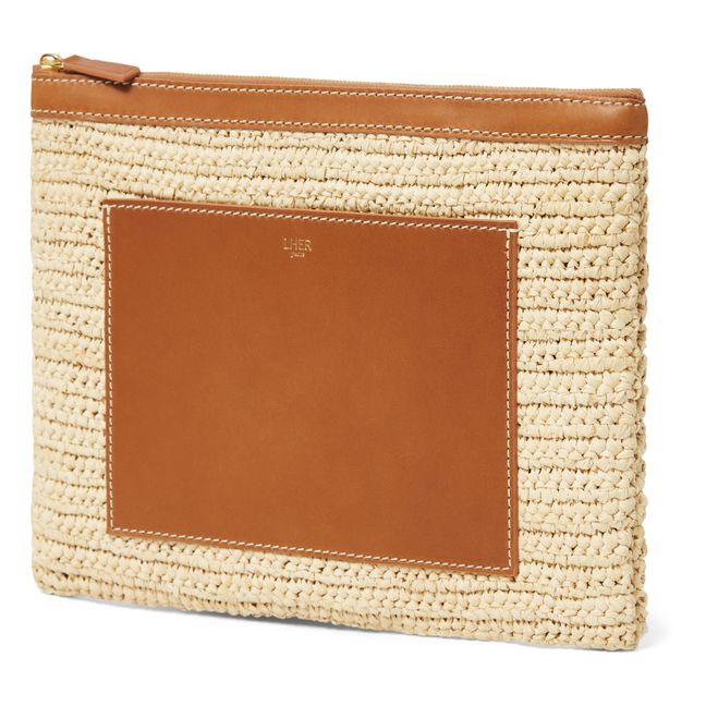 Sisal-Tasche | Kamelbraun