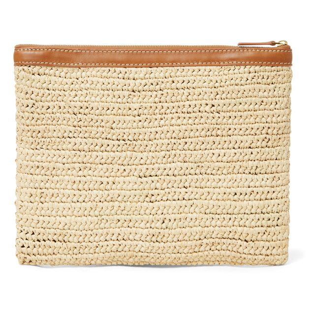 Sisal-Tasche | Kamelbraun