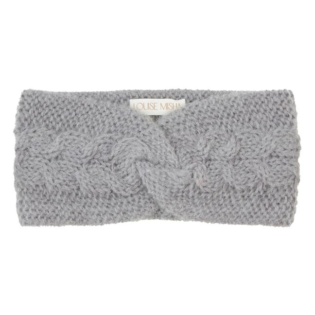 Sidony Mohair and Wool Headband - Women’s Collection - Gris