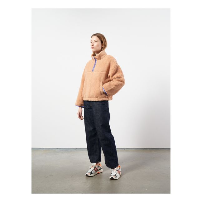 Nilou Sherpa Sweatshirt - Women’s Collection  | Beige