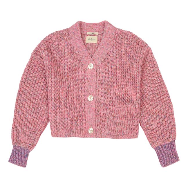 Amaro Alpaca Wool Cardigan | Rosa