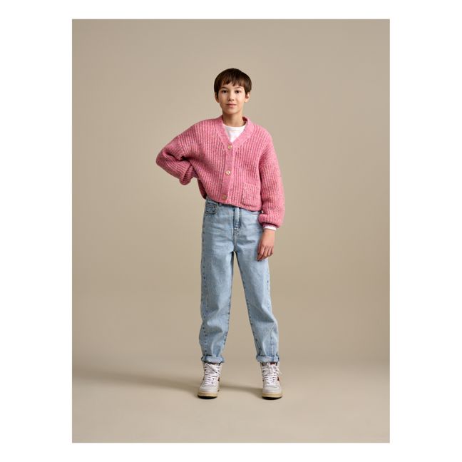Amaro Alpaca Wool Cardigan | Rosa