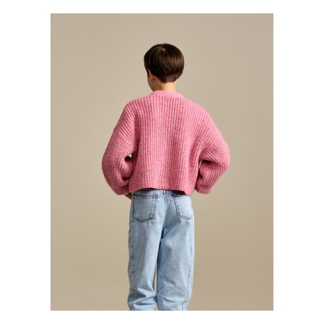 Amaro Alpaca Wool Cardigan | Rosa
