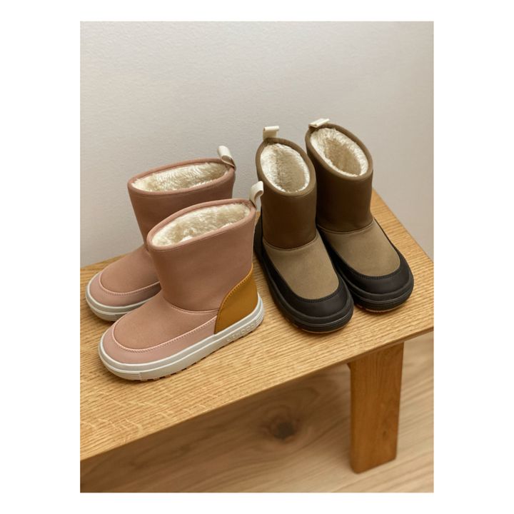 Gefütterte Stiefel Matt | Rosa- Produktbild Nr. 1