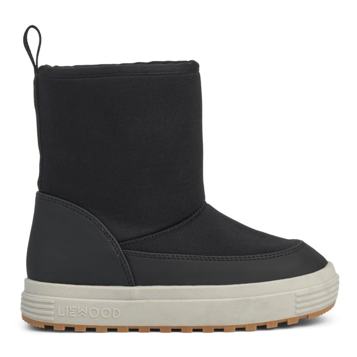 Matt Fur-Lined Boots | Schwarz- Produktbild Nr. 0