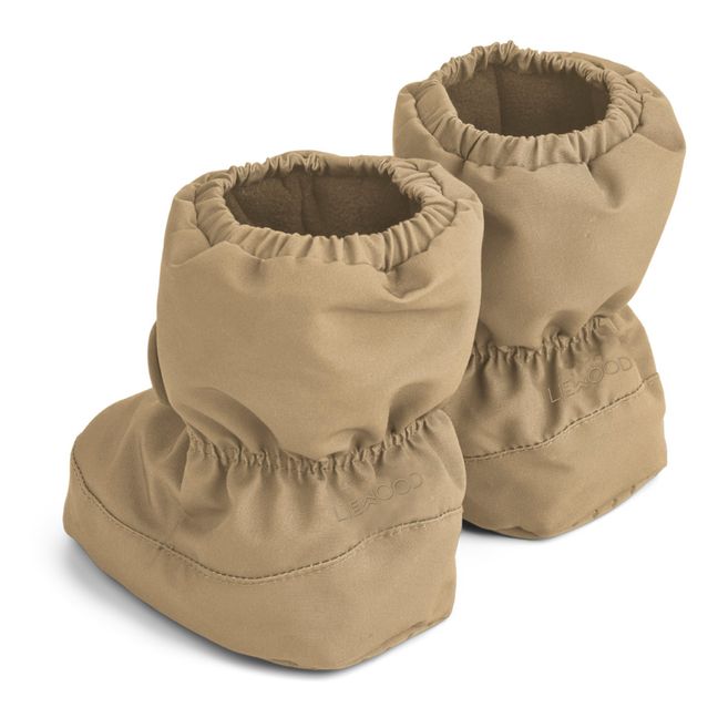 Heather Recycled Polyester Snow Boots | Beige