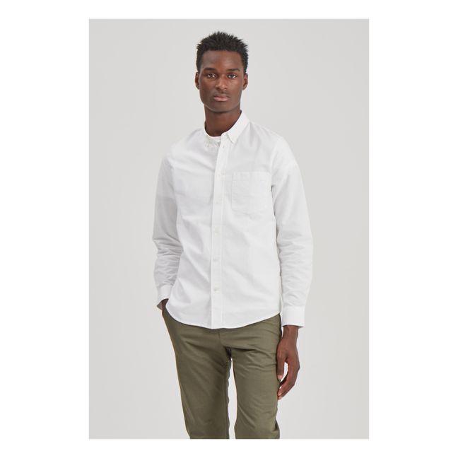 Adam Oxford Shirt | White