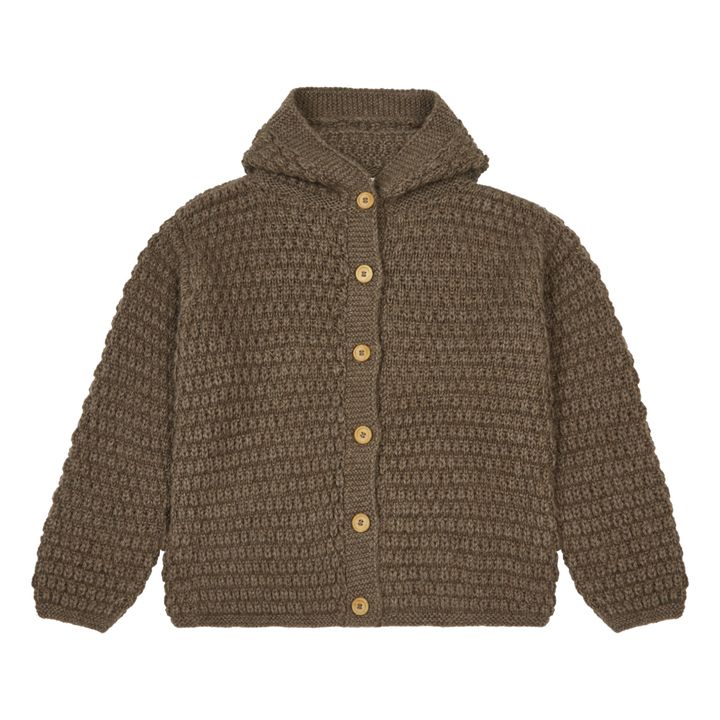 Baby Alpaca Hoodie | Marrone- Immagine del prodotto n°0