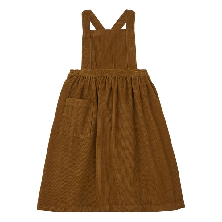 Corduroy Apron Dress Rust- Product image n°0