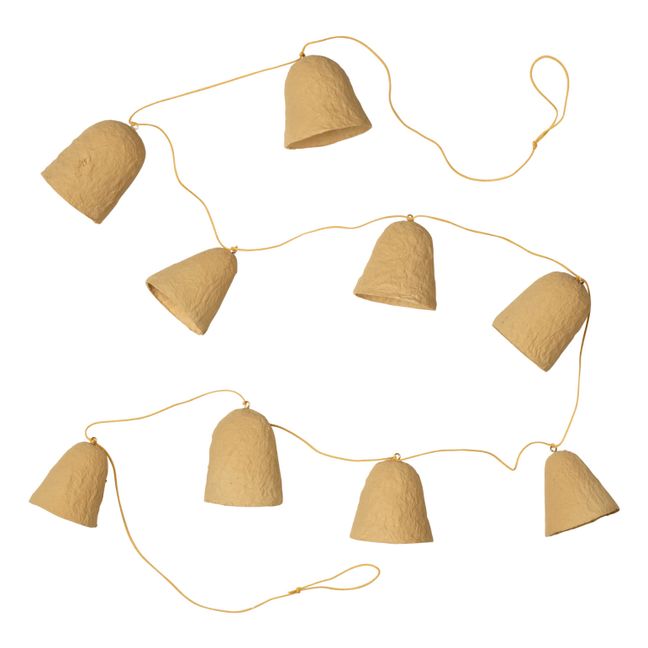 Pulp Cotton Bell Garland | Marrone scuro
