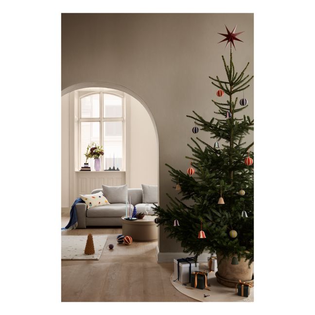 Boule de Noël en coton | Bordeaux