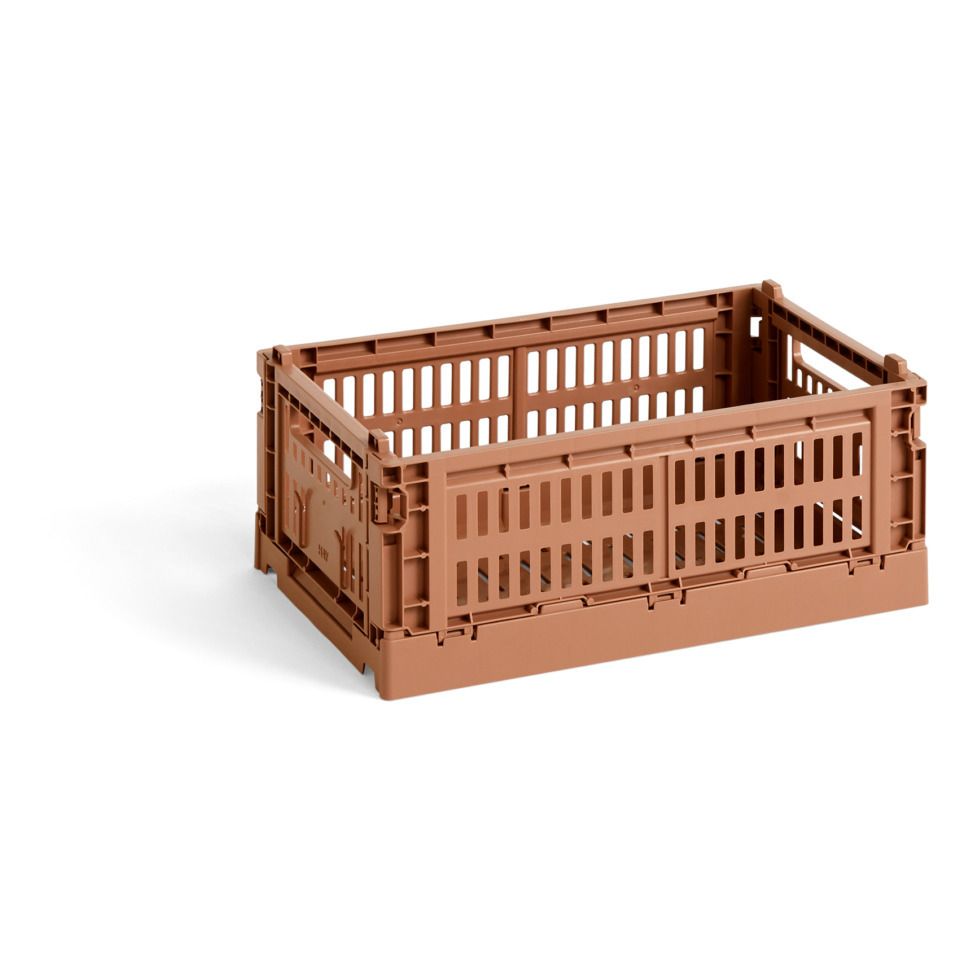 100% Recycled Collapsible Crate | Terracotta- Product image n°0