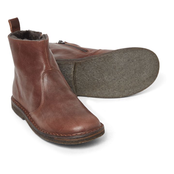 Fur-Lined Boots | Marrón- Imagen del producto n°1